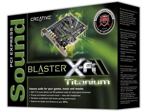 Creative Labs Sb0880 Pci Express Tarjeta De Sonido Sound Blaster X Fi