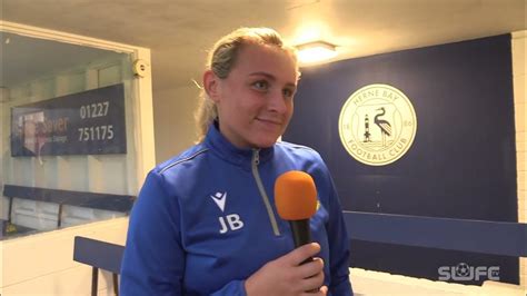 Post Match Jaz Backhurst Herne Bay Women 1 Sutton United Women 2 2310