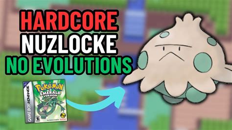 Pokemon Emerald Hardcore Nuzlocke No Evolving Youtube