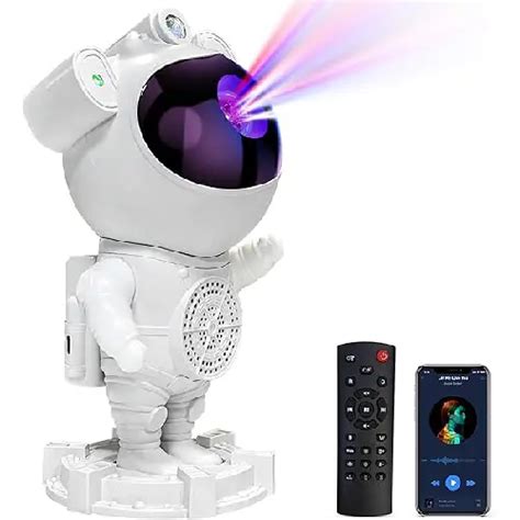 Astronauta Proyector Galaxia Con Parlante Bluetooth Vision Led