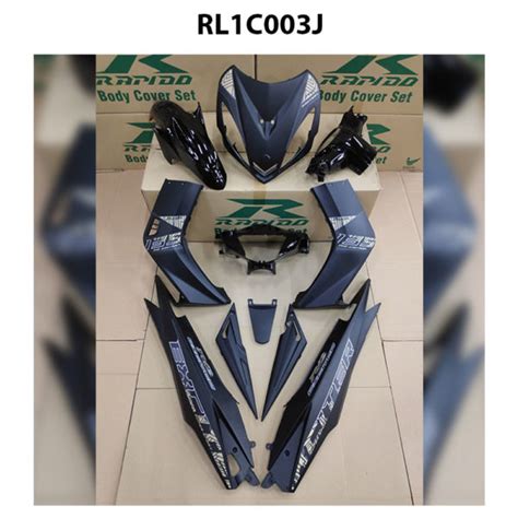 Set Lc V6 Grey Velozi Racing Full Body Cover Set Lc135 V4 V5 V6 V7