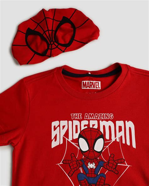 Camiseta Infantil Homem Aranha M Scara A Vermelha Marvel