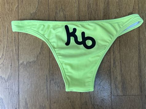 KAUAI BIKINI KB Brazilian Cut Bikini Bottoms Neon Gem