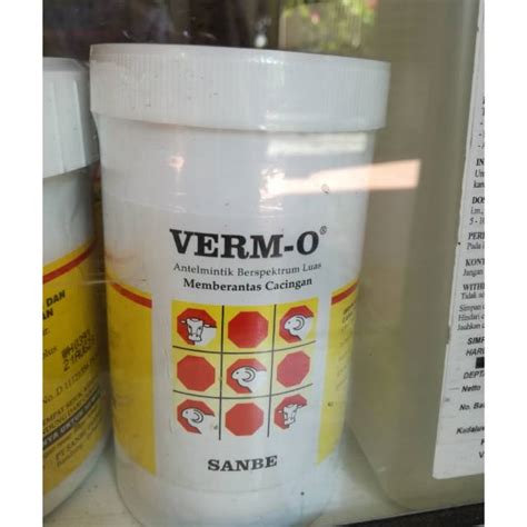 Jual Verm O Oxfendazole Bolus Obat Cacing Hewan Ternak Sapi Kambing