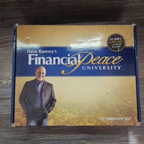 Dave Ramsey S Financial Peace University Home Study Kit W Dvd Sets