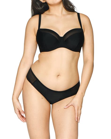 Sheer Class Padded Balcony Bikini Top TKD Lingerie