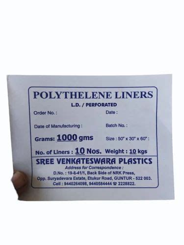 White Polythene Covers Packaging Type Roll At Best Price In Guntur