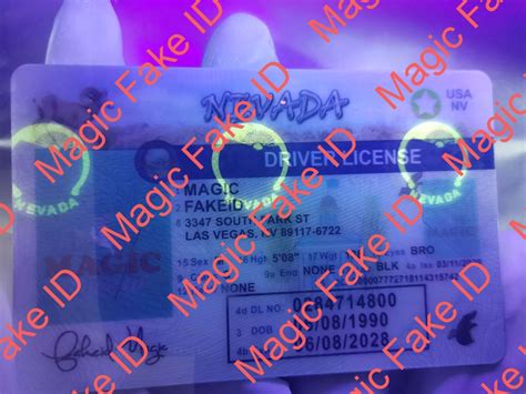 Nevada Driver License Magicfakes Scannable Fake Ids Magic Fake Id