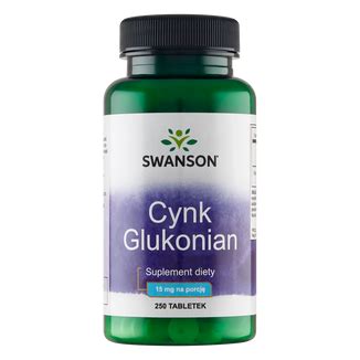 Swanson Cynk 15 Mg Glukonian Cynku 250 Tabletek Cena Gemini