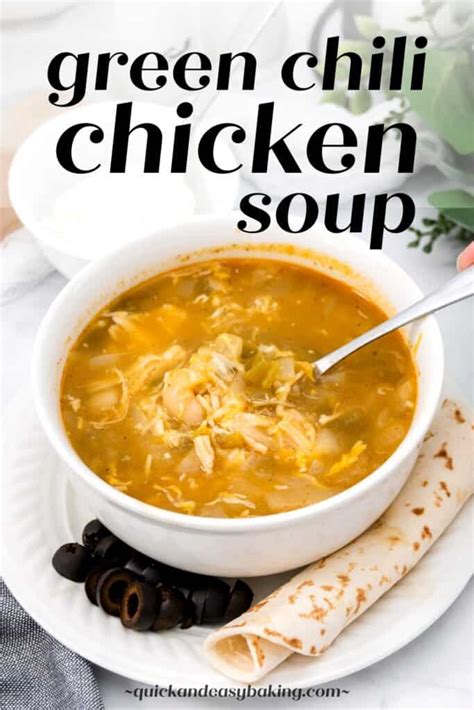 Easy Green Chili Chicken Soup 6 Can Green Chili Chicken Quick And