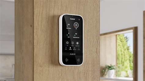 Ajax Introduces Keypad Touchscreen A Wireless Touchscreen For