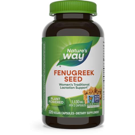 Natures Way Fenugreek Seed Traditional Female Lactation Support