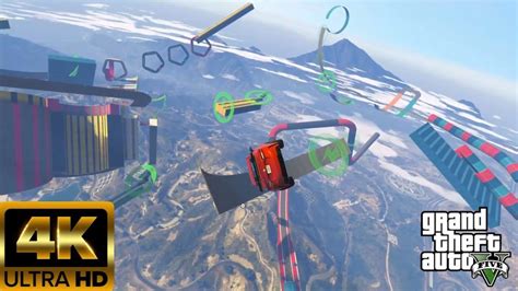 Gta Online Parkour K Ultra Hd Insane Skyhigh Colorful Wallride