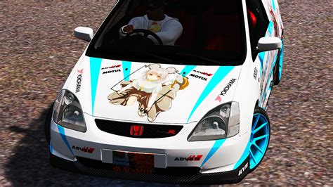 Honda Civic Type R EP3 Itasha Livery GTA5 Mods