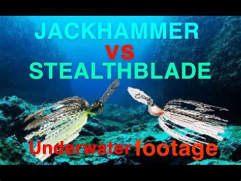 Z Man Stealthblade Jackhammer Review Underwater Comparison To Regular