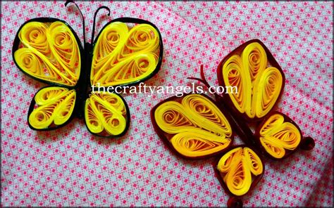 Quilling Butterfly Tutorial without any quilling tools