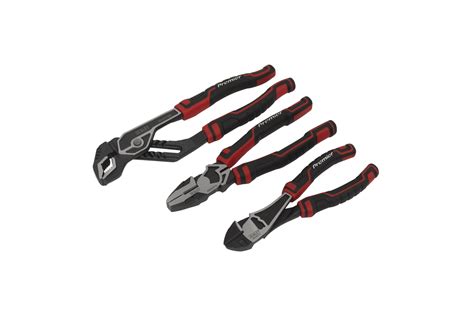 3pc High Leverage Plier Set Four Fasteners Ltd