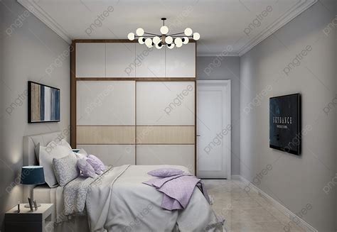 Modern Style Bedroom Interior Renderings Template Download On Pngtree