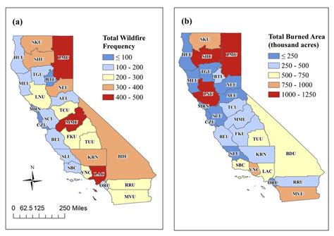 Wildfire Frequency And Burned Area By Cal Fire Operational