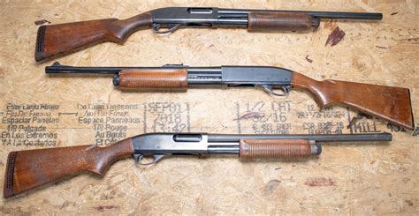 Remington 870 Wingmaster 12 Gauge Police Trade In Shotguns With 20 Inch