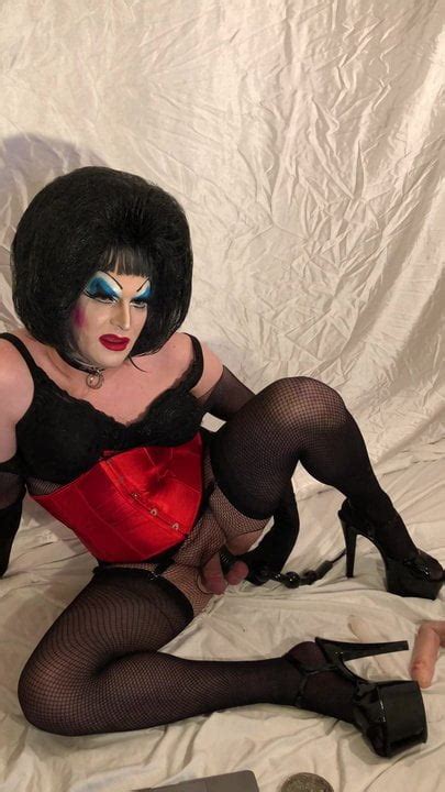 Horny Drag Queen Plays With Anal Beads Licks Them Clean Xhamster