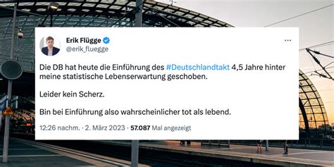 Sehr geehrte Fahrgäste der Deutschlandtakt verspätet sich um 40 Jahre