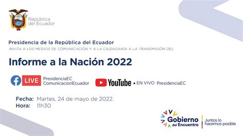 Presidencia Ecu On Twitter Transmisi N Te Invitamos A Unirte Al