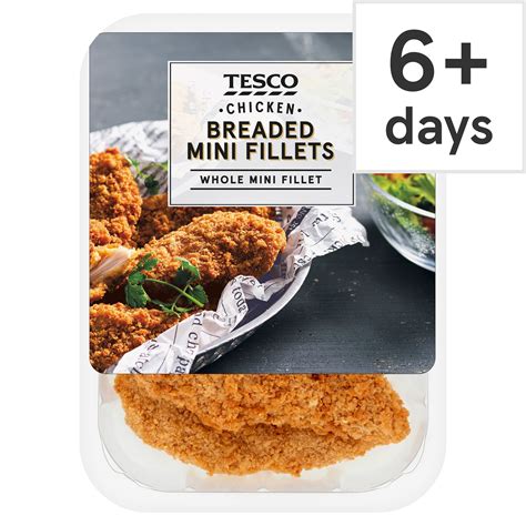 Calories In Tesco Southern Fried Breaded Chicken Mini Fillets 30 Chumster