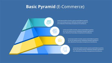 3d Pyramid And Lists Diagram