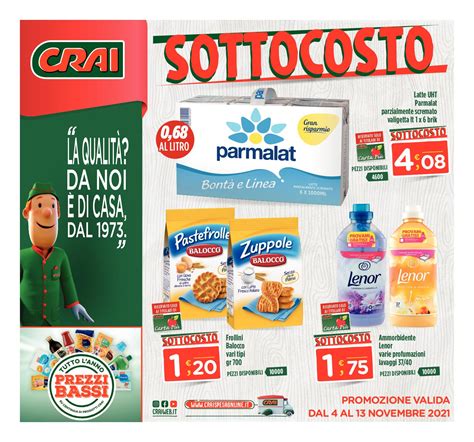 Calaméo Volantino Crai Regina Supermercati dal 4 al 13 novembre