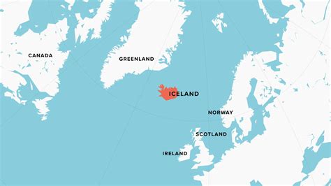 Iceland Map Of The World - Ronny Cinnamon