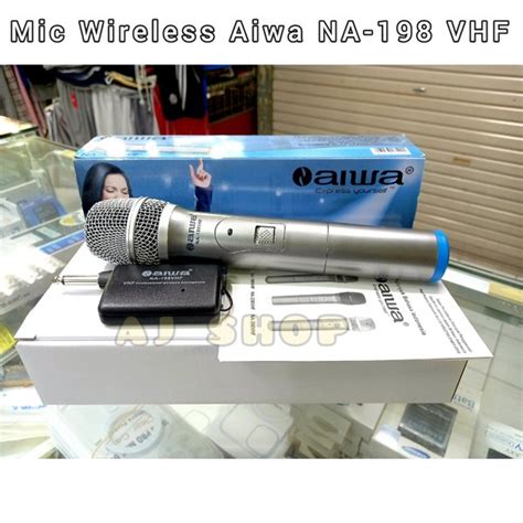 Jual Mic Wireless Aiwa Na Vhf Mikrofon Aiwa Na Vhf Microphone Aiwa