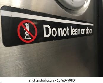 190 Do Not Lean On Door Images Stock Photos Vectors Shutterstock