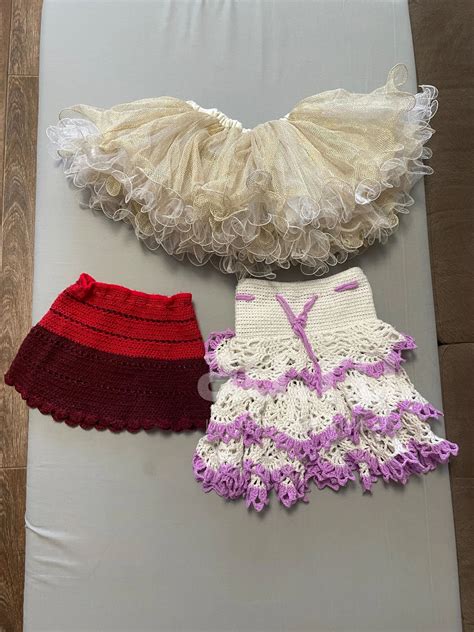 Юбка детская вязаная — купить в Красноярске. Состояние: Отличное. Юбки ...