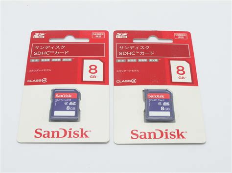 ハローカメラ 0118 Sandisk Sdhcカード 8gb×2枚 セット Class4 有り 8gb ｜売買されたオークション情報、yahooの商品情報をアーカイブ公開 オークファン