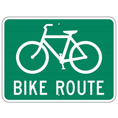 Bike Route Sign Us Signs And Safety