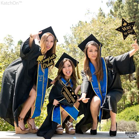 Buy Glitter Graduation Photo Booth Props Pack Of