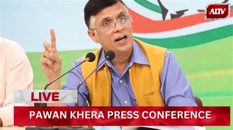 LIVE Congress Party Briefing By Pawan Khera And Pradeep Jain Aditya At