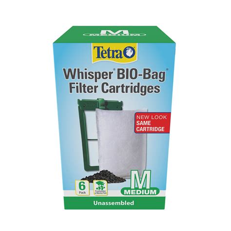 Tetra Whisper Bio Bag Filter Cartridges For Aquariums Unassembled 6