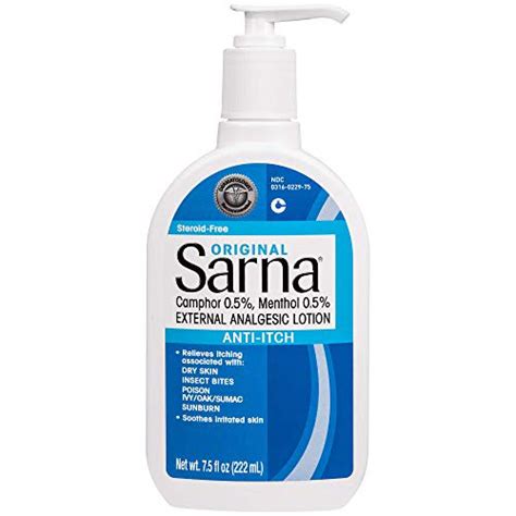 Sarna Anti Itch Original Lotion 7 5 Fl Oz