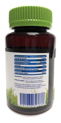 Carbon Activado Vegetal Vidanat Capsulas Original Envio Full Compra