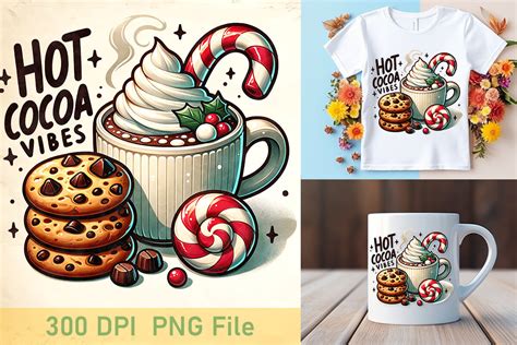 Hot Cocoa Christmas Delight Graphic By Arujoe Creative Fabrica