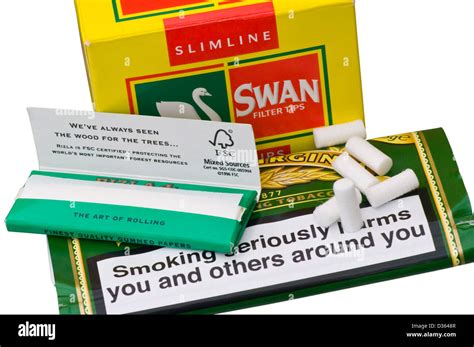 Rolling Tobacco Filters and Cigarette Papers Stock Photo - Alamy