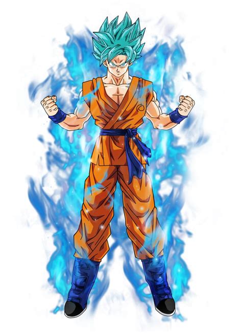 Goku Super Saiyan Blue By Bardocksonic On Deviantart Dragon Ball