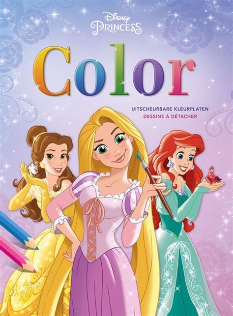 Disney Princess Color Kleurboek Uitscheurbare Kleurplaten T