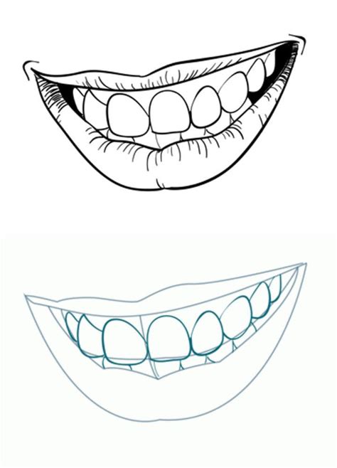 25 Easy Smile Drawing Ideas Smile Drawing Reference