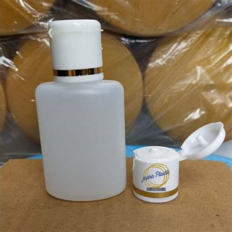 Jual BOTOL DKS 30 ML TUTUP FLIPTOP PUTIH LIST GOLD Shopee Indonesia