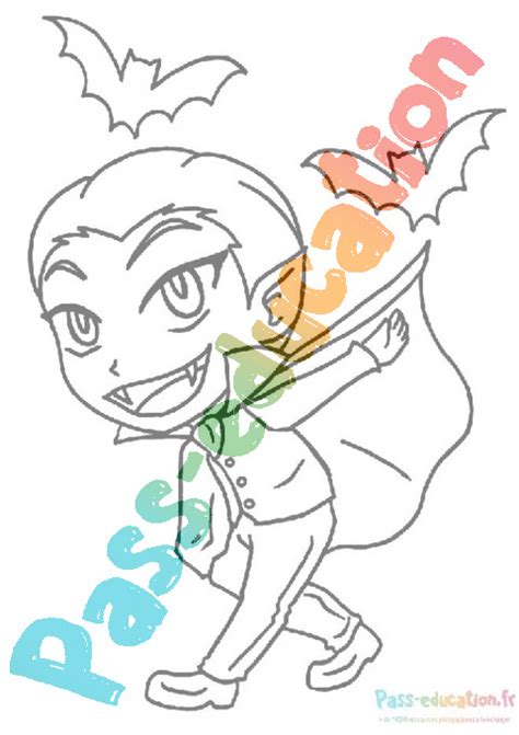 Coloriage Gratuit De Vampire Pour Enfants Pdf T L Charger Et