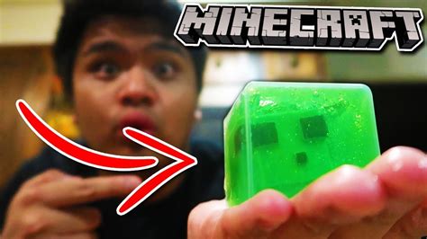 Real Minecraft Slime Diy Challenge Realistic Minecraft Youtube