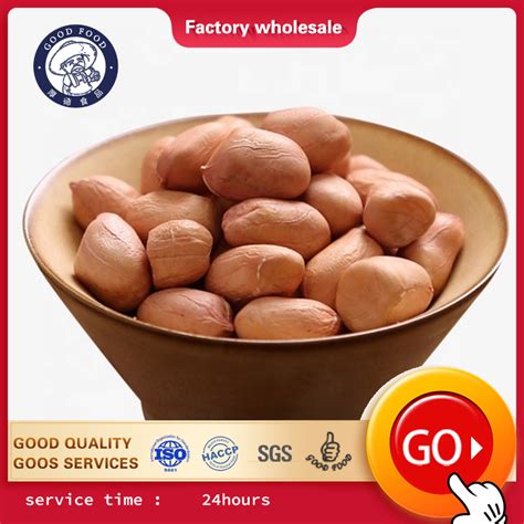 Natural Peanuts Bulk Wholesale Raw Red Skin Kernel Peanut With Factory